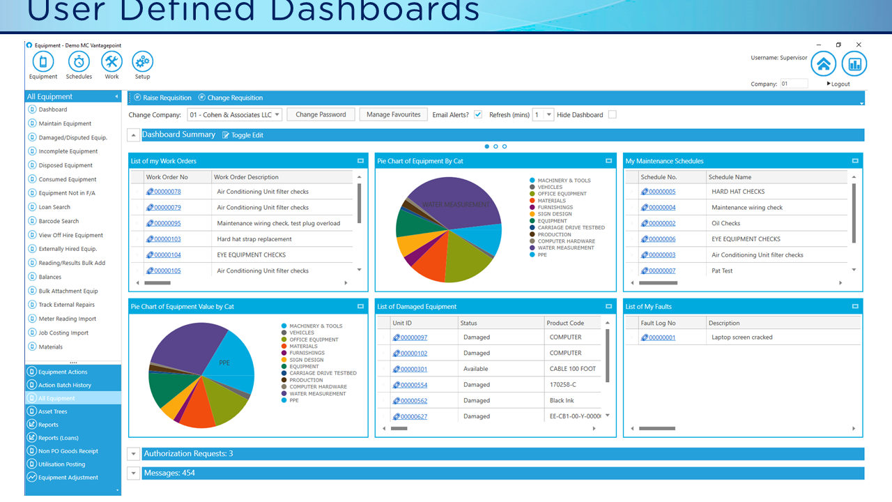 screenshot of FMIS Fixed Asset Management